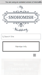 Mobile Screenshot of mysnohomishwedding.com